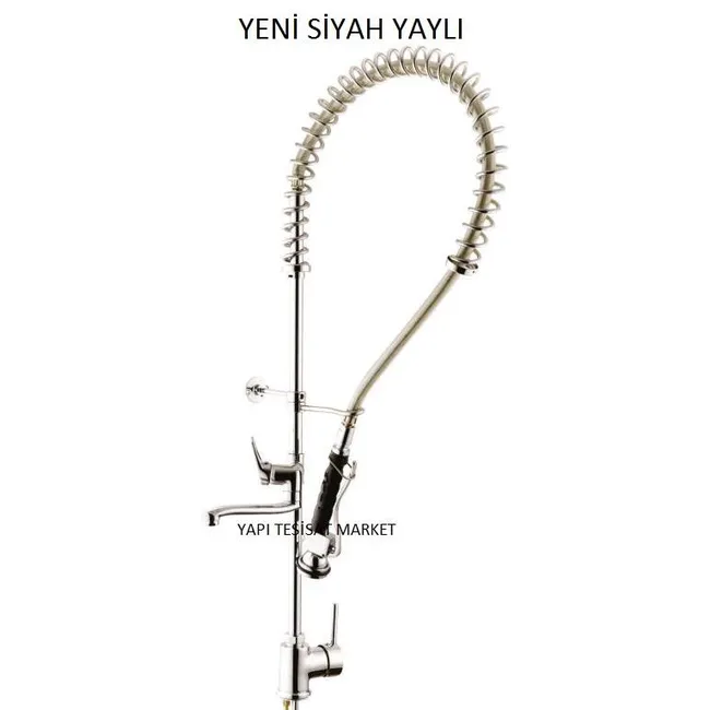 ENDÜSTRİYEL MİX MUTFAK BATARYASI TEZGAH ÜSTÜ ARA MUSLUKLU