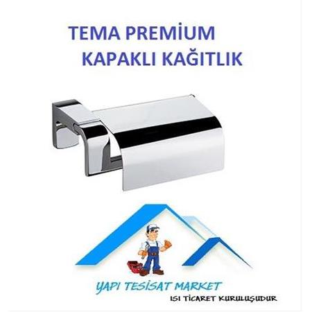 Tema Premium Tuvalet Kağıtlığı Kapaklı 71009