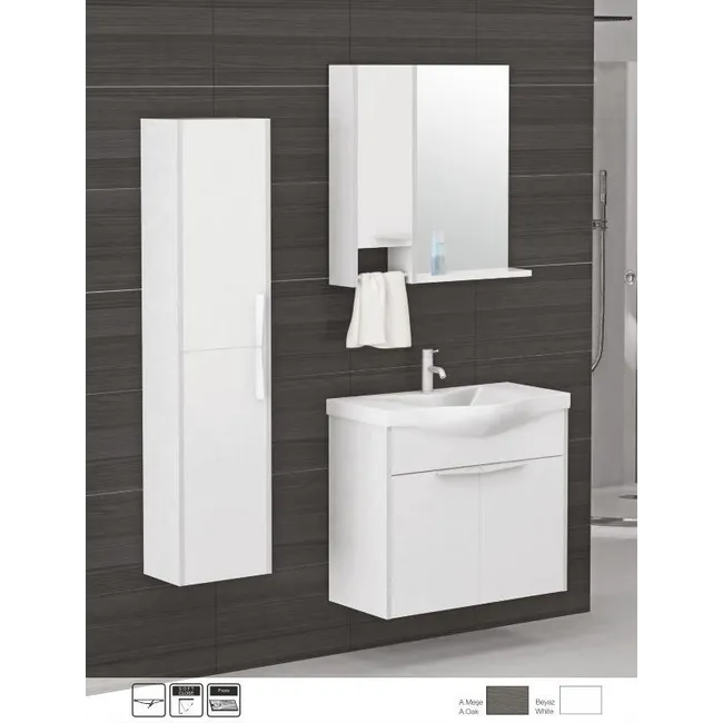 PETEK ALPİ 75 CM BANYO DOLABI